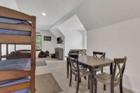 Upstairs bunkroom/ bedroom
