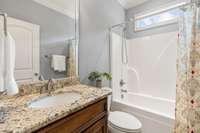 Second full bathroom on the main level.