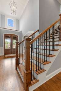 Main staircase with oak treads