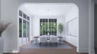 Dining Room overlooking rear yard