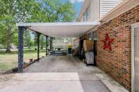 Covered patio or carport!
