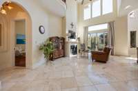 Incredible height and light of the main living area!
