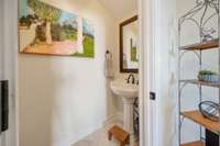 Bonus room half bath