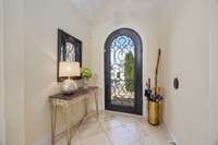 Incredible iron entry door!