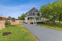 Fully fence beautiful upscale home in town