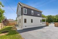 Fenced yard for your pets or children