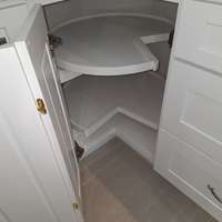 Lazy Susan Base Kitchen Cabinet so you never loose items