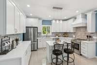 Great recessed lighting through out the home