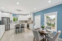 14x10 Dining area open to beautiful kitchen