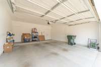 Keep your car out of the weather with the 2 car garage.