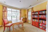 Club house also has a small library.