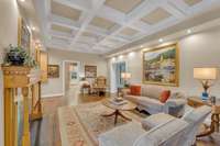 This space is ideal for quiet reading, conversation, or refined entertaining.