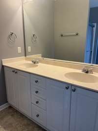 Master Bath with Double Vanities