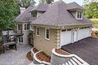 Multi-level areas for relaxing and entertaining, complete privacy in back of home!