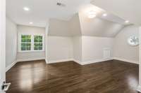 Bedroom #2 upper level with two closets and full bath