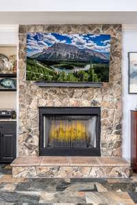 The hearth.