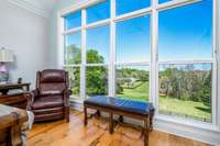 Magnificent Primary Bedroom View!, Hickory Floors, tall ceilings, very roomy.