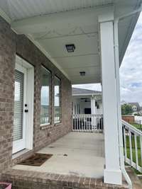 Rear porch