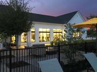 Club house/Fitness Center with outdoor seating