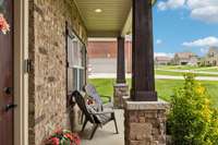 Kick back and relax on your covered front porch with recessed lighting! 1107 Sycamore Leaf Way   Murfreesboro, TN 37129