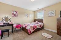 The fourth bedroom is complete with carpet flooring and a single window. 1107 Sycamore Leaf Way   Murfreesboro, TN 37129