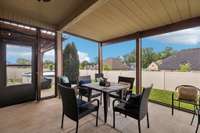 Step out onto the screened-in patio overlooking the backyard, perfect for relaxing in comfort. 1107 Sycamore Leaf Way   Murfreesboro, TN 37129