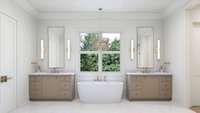 Conceptual rendering to show finished home.
