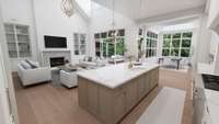 Conceptual rendering to show finished home.