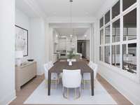 Conceptual rendering to show finished home.