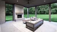 Conceptual rendering to show completed home.