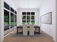 Conceptual rendering to show completed home.