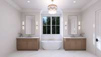 Conceptual rendering to show completed home.