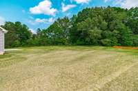 Huge yard!