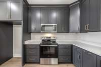 Just beautiful kitchen with soft close hinges and upgraded hardware~