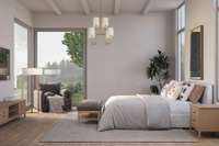 Rendering of interior selections/finishes
