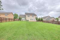 The home has one of the largest lots in the neighborhood.