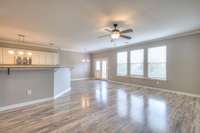 These informal dining areas are excellent for entertaining.