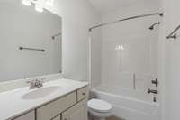 Full hall bath on second floor!