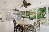 Inviting Screen Porch off the Primary Bedroom