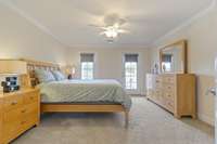 Upstairs Bedroom #3 has Door Access to the Upper Deck plus a Private Bathroom and Walk-In Closet