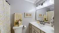 Newly remodeled bathroom