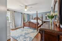 Upstairs primary suite.