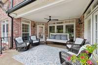 And look at this great outdoor living area....one of several with this home.