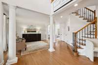 Gathering area on your left as you walk in the front door.