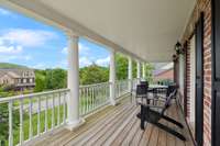 The top balcony...love the views (and extra living area several months out of the year).