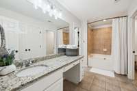 Another full bath off of this bedroom....this one is extra large.