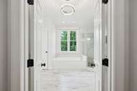 As you walk into your bath oasis....awhhhhh