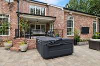 This hot tub will remain if you like!