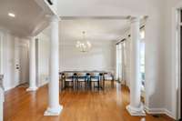 And the formal dining area on your right as you walk in your front door.
