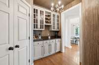 The pantry and butlers pantry makes every day living and entertaining a breeze.